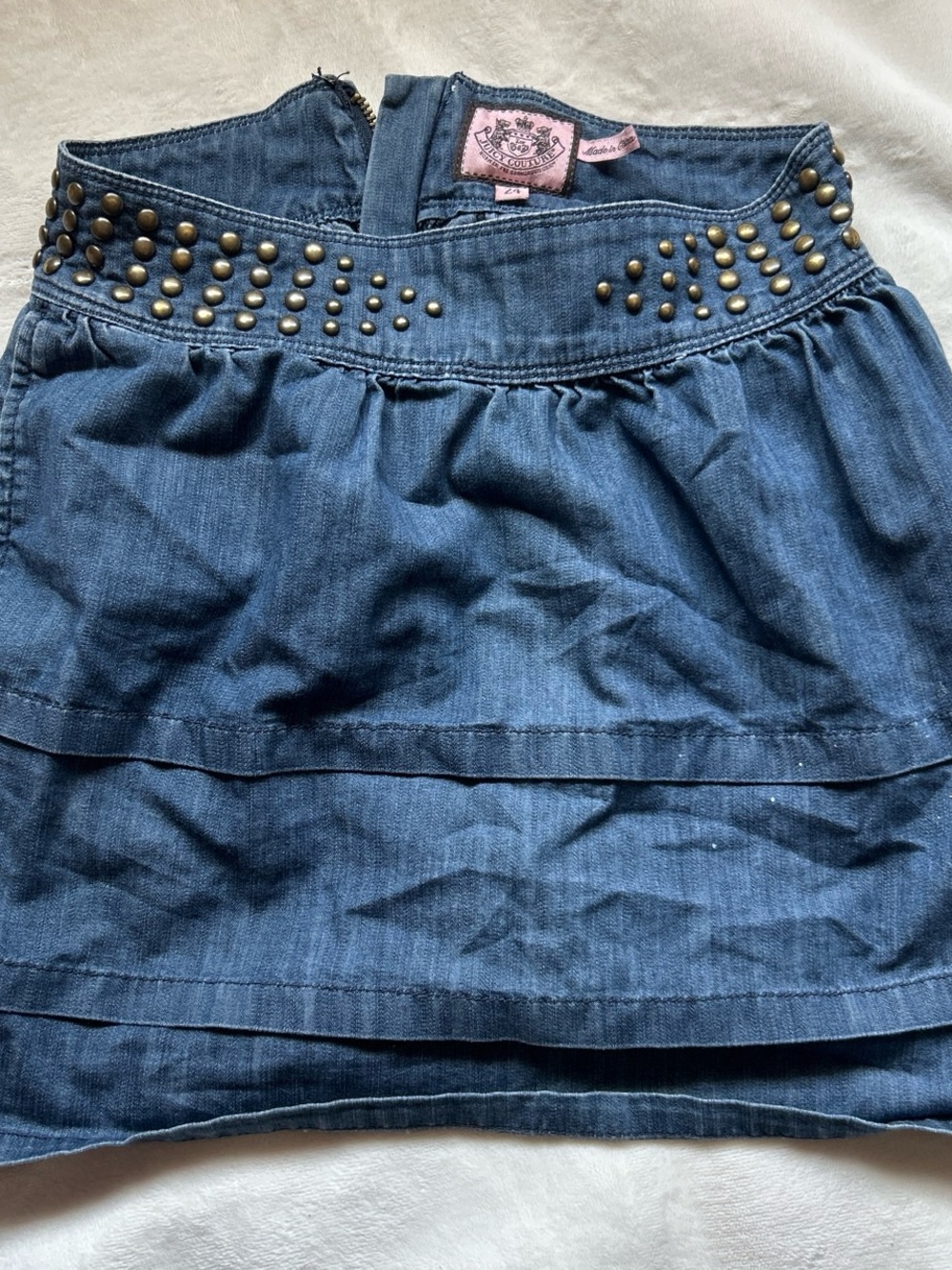 Juicy Couture Denim Mini Skirt